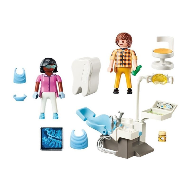 Playmobil dentista store con paciente