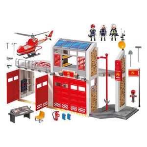 CUARTEL DE BOMBERO PLAYMOBIL