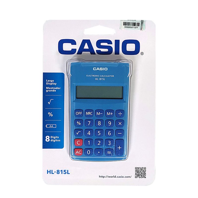 Calculadora discount casio azul