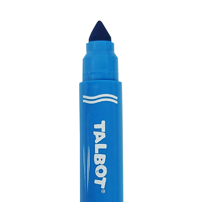 MARCADOR TALBOT JUMBO MAX AL AGUA CELESTE - Tomy