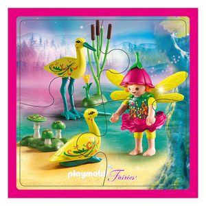 ROMPECABEZAS 16x16 PLAYMOBIL HADAS 4 PZAS. EN CAJA