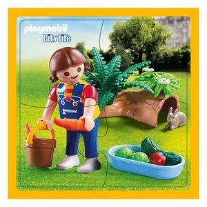 ROMPECABEZAS 16x16 PLAYMOBIL CITY LIFE 4 PZAS. EN CAJA