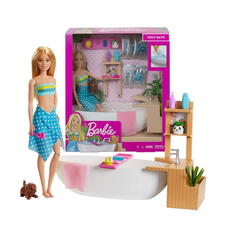 Muñeca barbie baño de espuma new arrivals