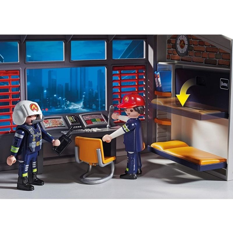 CUARTEL DE BOMBERO PLAYMOBIL Tomy