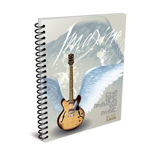 CUADERNO ARTE MUSIC C/ESP.16x21 x 80 RAY.