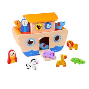 PLAY SET TOOKY TOY DE MADERA ARCA DE NOE