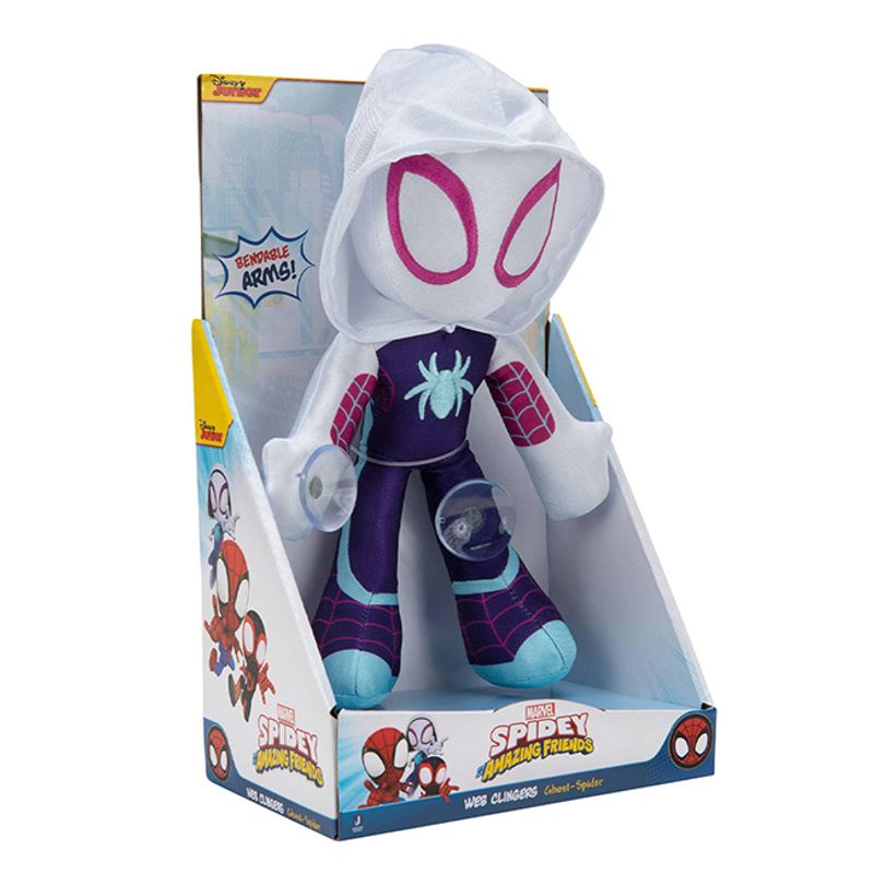 PELUCHE SPIDEY POSABLE CON VENTOSAS 25cm. - Tomy