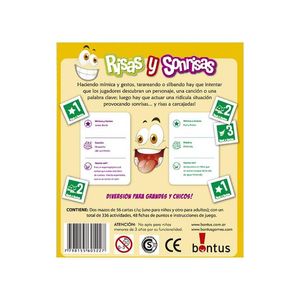 JUEGO DE CARTAS BONTUS PARA LLEVAR RISAS Y SONRISAS