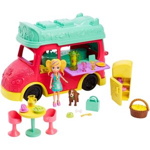 MUÑECA POLLY POCKET CAMIÓN DE LICUADOS