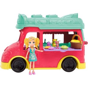 MUÑECA POLLY POCKET CAMIÓN DE LICUADOS