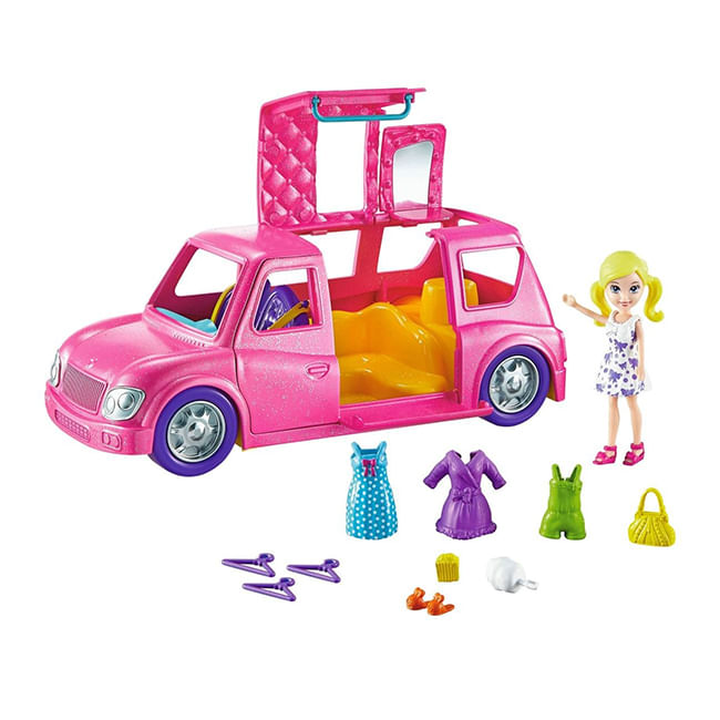 Limosina Limusina De Hermanas Barbie POLLY POCKET Limusina De Lujo