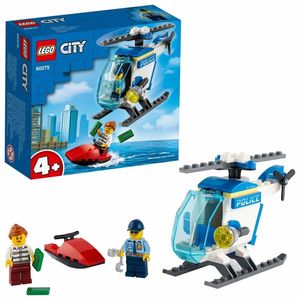 BLOQUE LEGO CITY HELICOPTERO POLICIA 51pzas