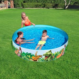 PILETA INFLABLE BESTWAY MONSTERS CHICA 183 X 38 CM.