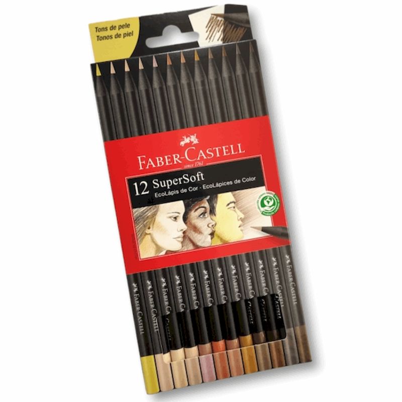 LAPICES FABER CASTELL x 12 LARGOS + 3 LAPICES - Tomy