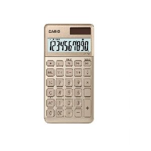 CALCULADORA CASIO ESCRITORIO DORADA NS-10SC-GD