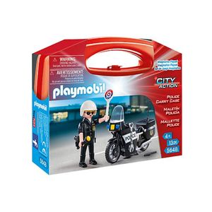 PLAYSET PLAYMOBIL CITY ACTION MALETIN POLICIA