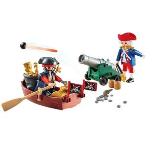 PLAYSET PLAYMOBIL PIRATES MALETIN PIRATA Y SOLDADO