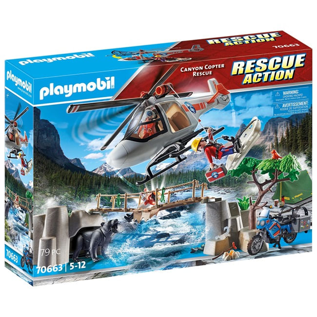 Helicóptero de bomberos online de playmobil