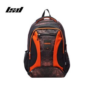 MOCHILA ESPALDA LSD COMBINADA STREET WEAR ROJA 46cm