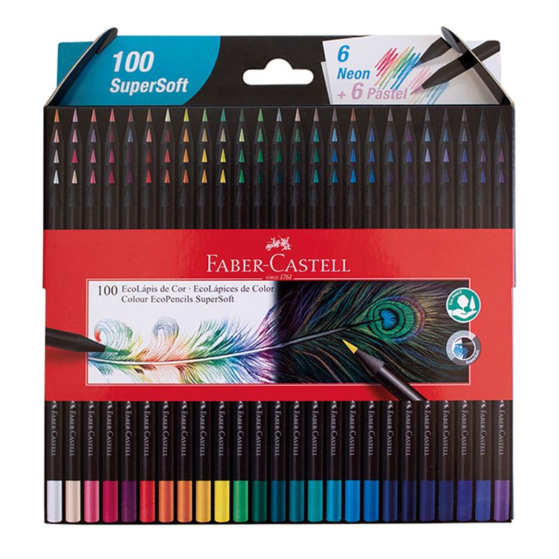 LAPICES DE COLOR FABER CASTELL X 100