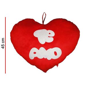 PELUCHE AMOR ALMOHADON CORAZON 45 CM.