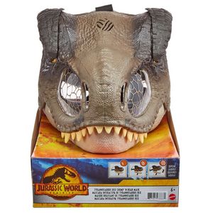 MASCARA JURASSIC WORLD T-REX MUERDE Y RUGE