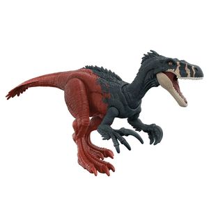DINOSAURIO JURASSIC WORLD MEGARAPTOR RUGE Y ATACA