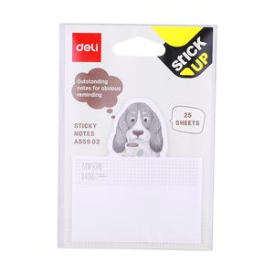 NOTAS ADHESIVAS DELI MASCOTAS 75x84mm x 25hjs