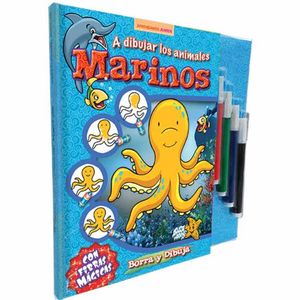 LIBRO LATINBOOKS APRENDAMOS JUNTOS A DIBUJAR LOS ANIMALES MARINOS