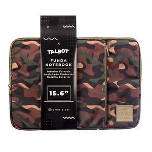 FUNDA TALBOT NOTEBOOK 15.6 PULGADAS CAMO