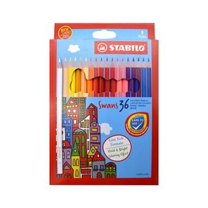 LAPICES STABILO COLOR HOUSES ESTUCHE x 36 LARGO