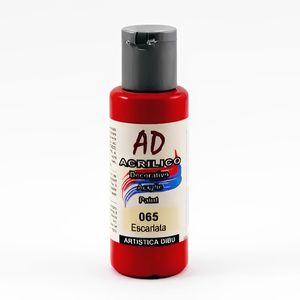 ACRILICO DECORATIVO AD 60ML.065 ESCARLATA