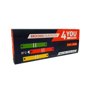 BROCHES NEPACO PLASTICO N2 x 50