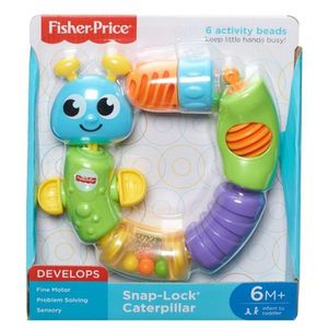 ENCASTRE FISHER PRICE GUSANO CADENA DE COLORES