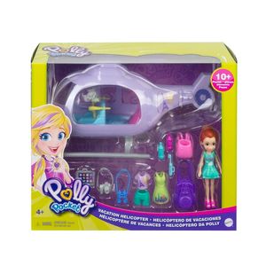 PLAYSET POLLY POCKET SUPER HELICOPTERO DE VIAJE