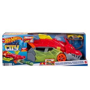 CAMION HOT WHEELS REMOLQUE DRAGON