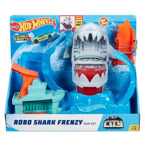 PISTA HOT WHEELS CITY ROBOT TIBURON