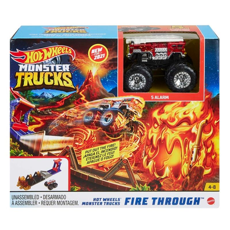 Pista monster jam store hot wheels