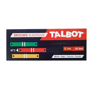 BROCHES NEPACO PLASTICO N2 x 50