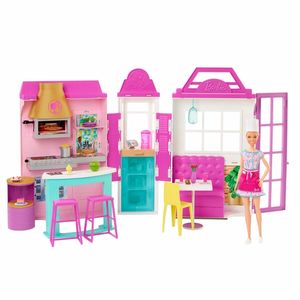 PLAYSET BARBIE RESTAURANTE CON MUÑECA