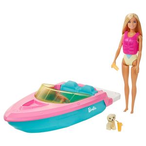 PLAYSET BARBIE LANCHA CON MUÑECA