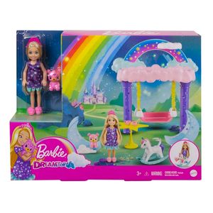 MUÑECA BARBIE DREAMTOPIA CHELSEA CASA DE ARBOL EN LAS NUBES