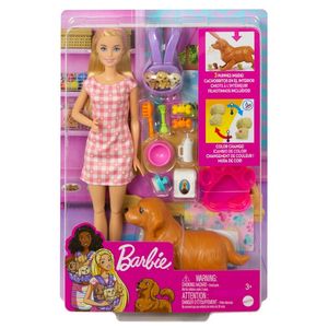 MUÑECA BARBIE CACHORROS RECIEN NACIDOS