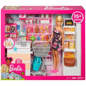 PLAYSET BARBIE SUPERMERCADO CON MUÑECA
