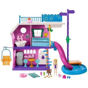 MUÑECA POLLY POCKET CASA DEL LAGO DE POLLY