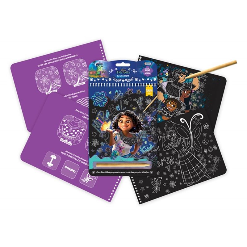 SET DE ARTE ENCANTO SCRATCH WOW 25 CM. Tomy