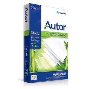 RESMA AUTOR 75grs.21,59x35,56 OF.LEGAL