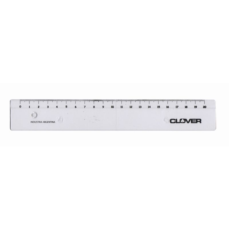 REGLA 20 CM ACRIMET (CRISTAL)