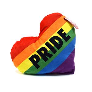 PELUCHE AMOR CORAZON ORGULLO MULTICOLOR 30cm.