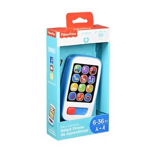TELEFONO FISHER PRICE SMARTPHONE RÍE Y APRENDE AZUL